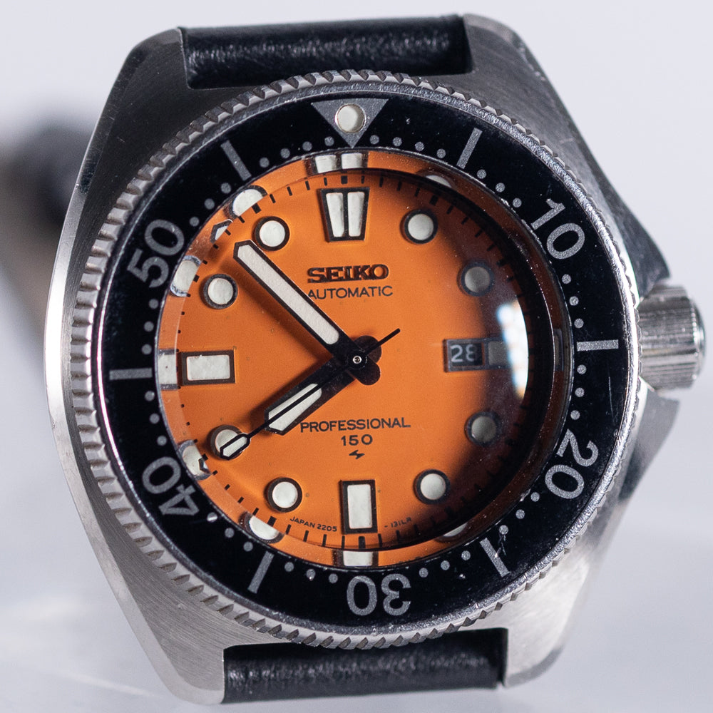 SEIKO 2205-0760ビンテージ自動巻き時計 150m防水、可動品 SEIKO 150M DIVER REF.2205-0760 – TIMEANAGRAM