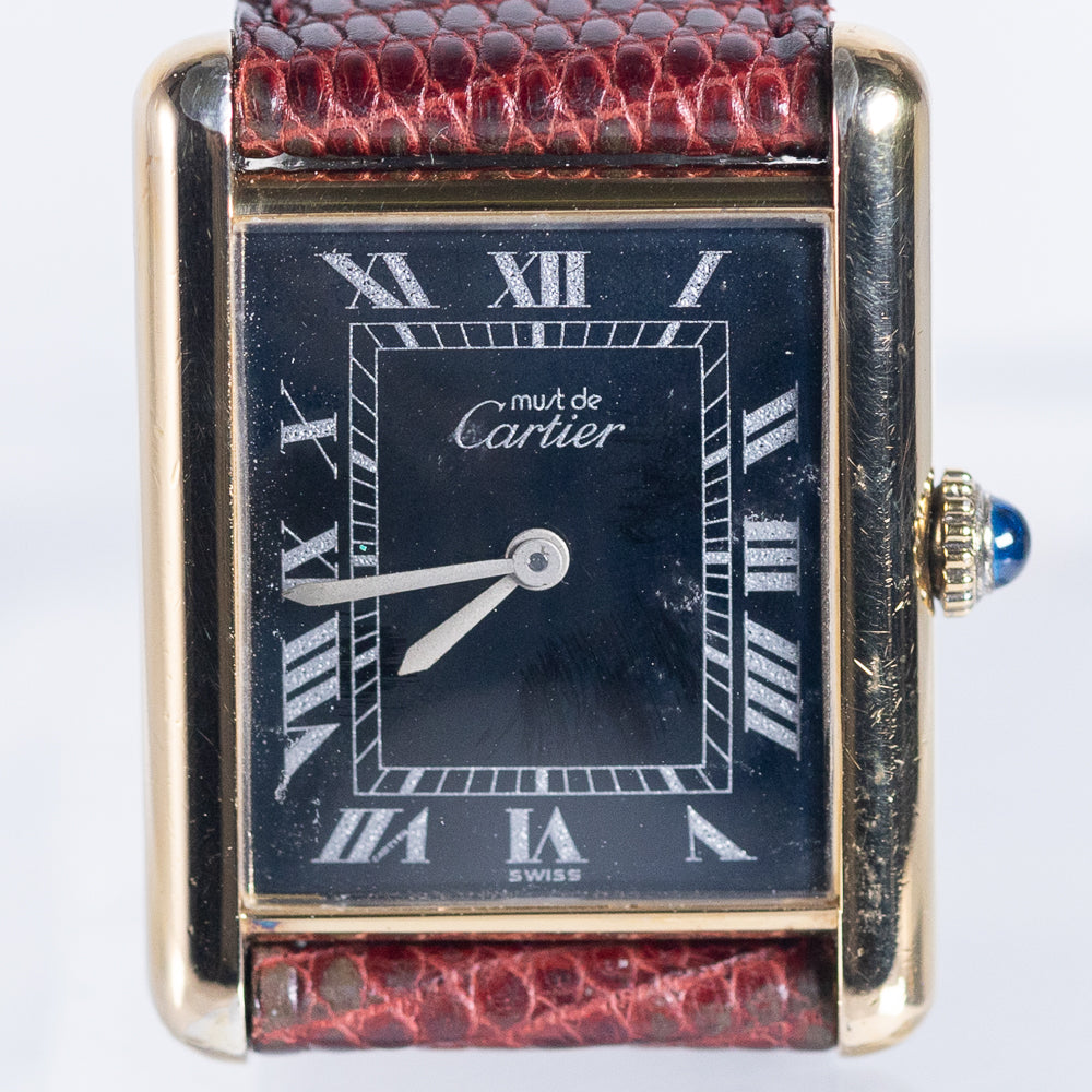 Cartier must de Cartier 腕時計 CARTIER LM MUST DE TANK – TIMEANAGRAM