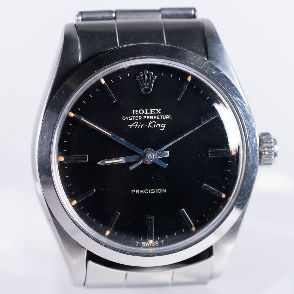 ROLEX Air-King Ref.5500 Mint Black Gilt Dial