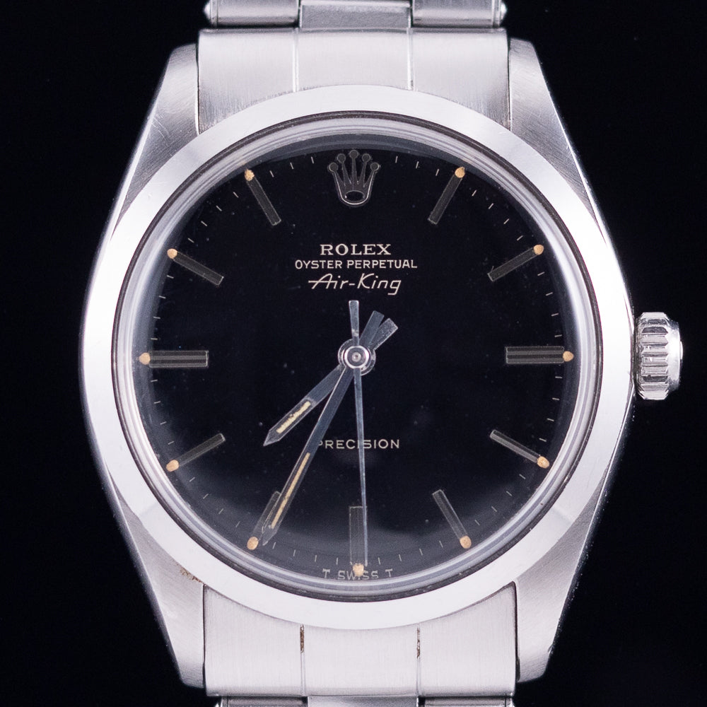 ROLEX Air-King Ref.5500 Mint Black Gilt Dial