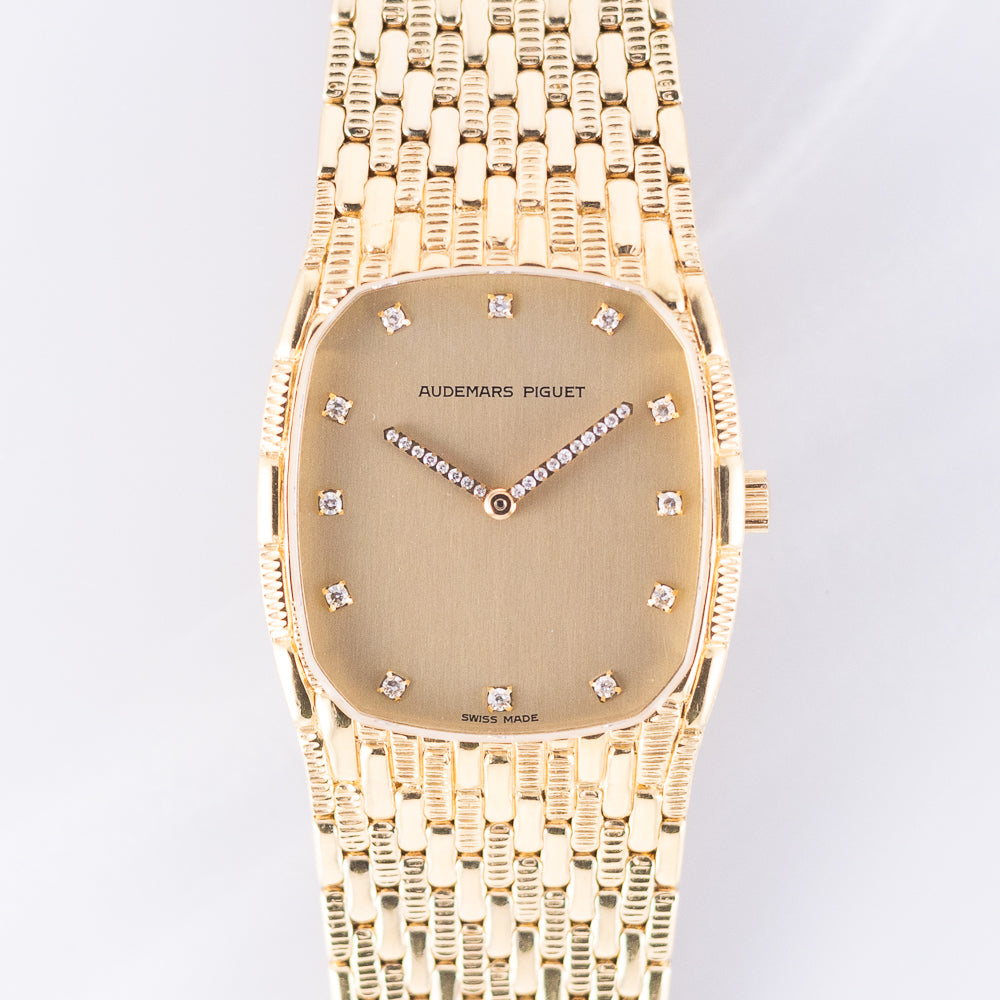 AUDEMARS PIGUET COBRA 18K YELLOW GOLD DIAMOND DIAL Cal.2080