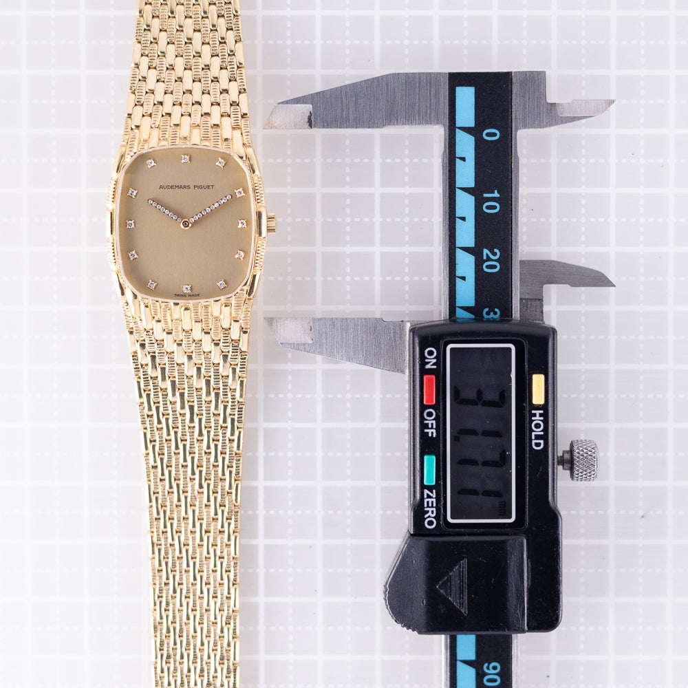 AUDEMARS PIGUET COBRA 18K YELLOW GOLD DIAMOND DIAL Cal.2080