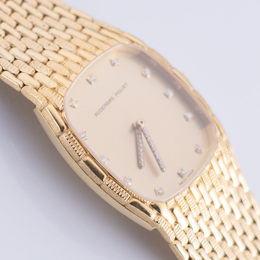 AUDEMARS PIGUET COBRA 18K YELLOW GOLD DIAMOND DIAL Cal.2080