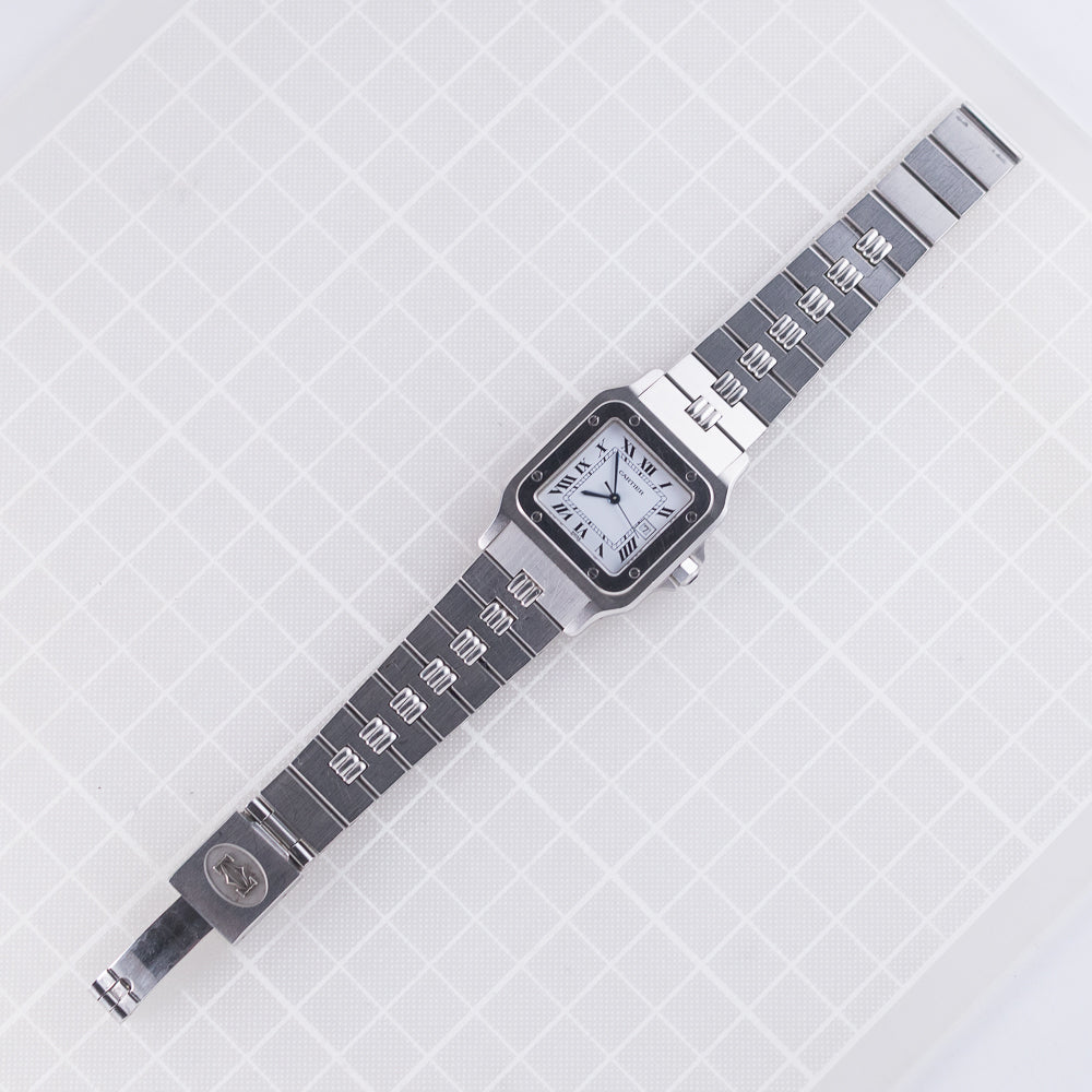 CARTIER LM Santos Carrée Ref.2960 STEEL w.BOX