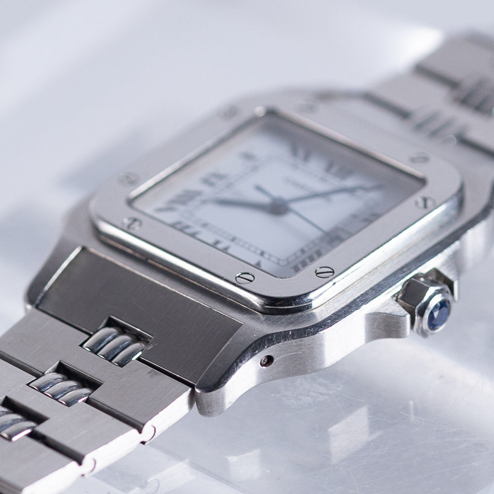 CARTIER LM Santos Carrée Ref.2960 STEEL w.BOX