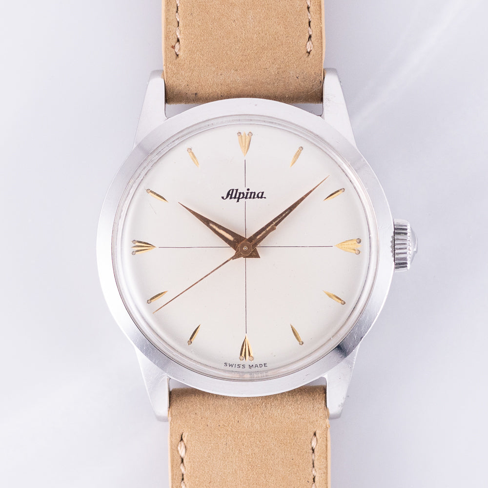 ALPINA Ref.4952 FB Case Crosshair Dial with Debossed Hour Markers