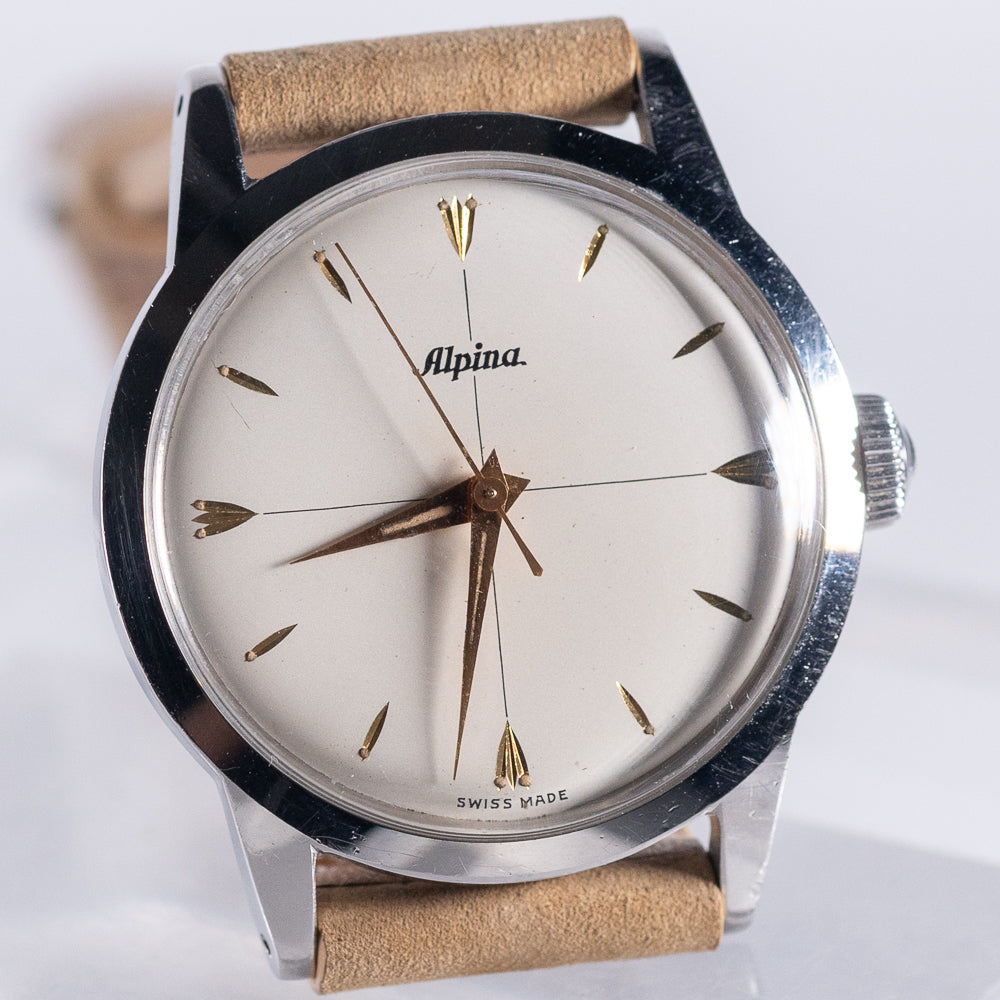 ALPINA Ref.4952 FB Case Crosshair Dial with Debossed Hour Markers