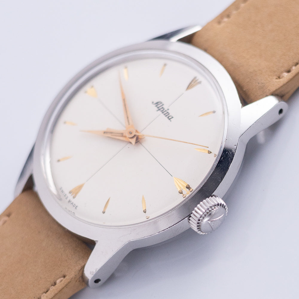 ALPINA Ref.4952 FB Case Crosshair Dial with Debossed Hour Markers