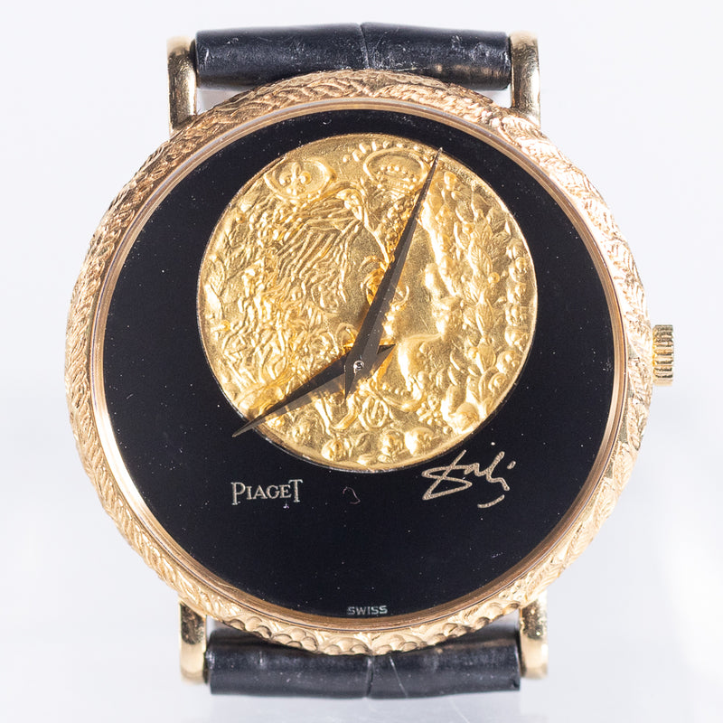 PIAGET Ref.9025 Dali d'Or Onyx Dial 18K Yellow Gold Limited