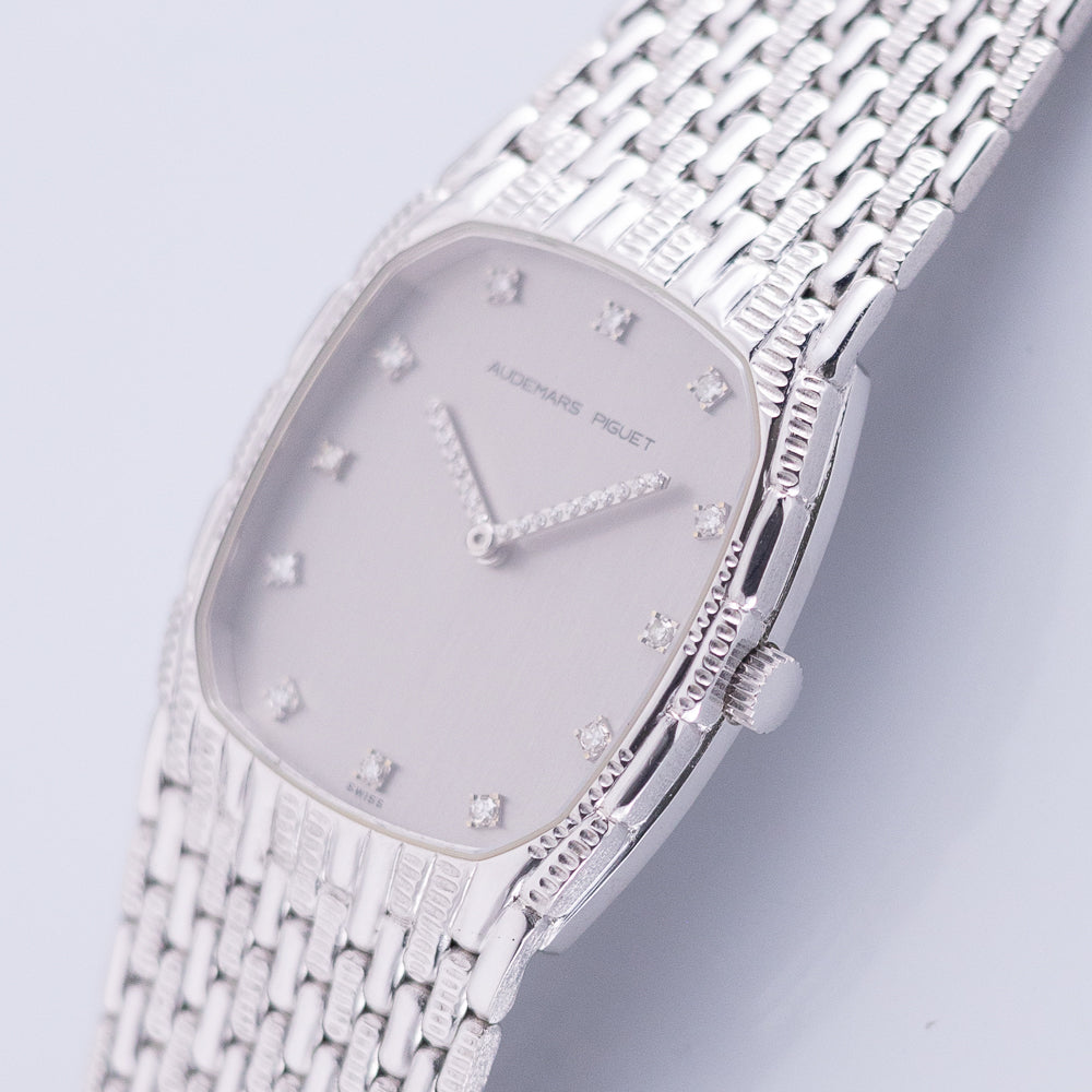 AUDEMARS PIGUET COBRA 18K WHITE GOLD DIAMOND DIAL Cal.2080