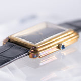CARTIER Stepped Tank Jumbo / Tank Hicham XL Ref.5512116 Black Roman Dial