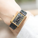CARTIER Stepped Tank Jumbo / Tank Hicham XL Ref.5512116 Black Roman Dial