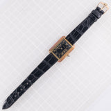 CARTIER Stepped Tank Jumbo / Tank Hicham XL Ref.5512116 Black Roman Dial