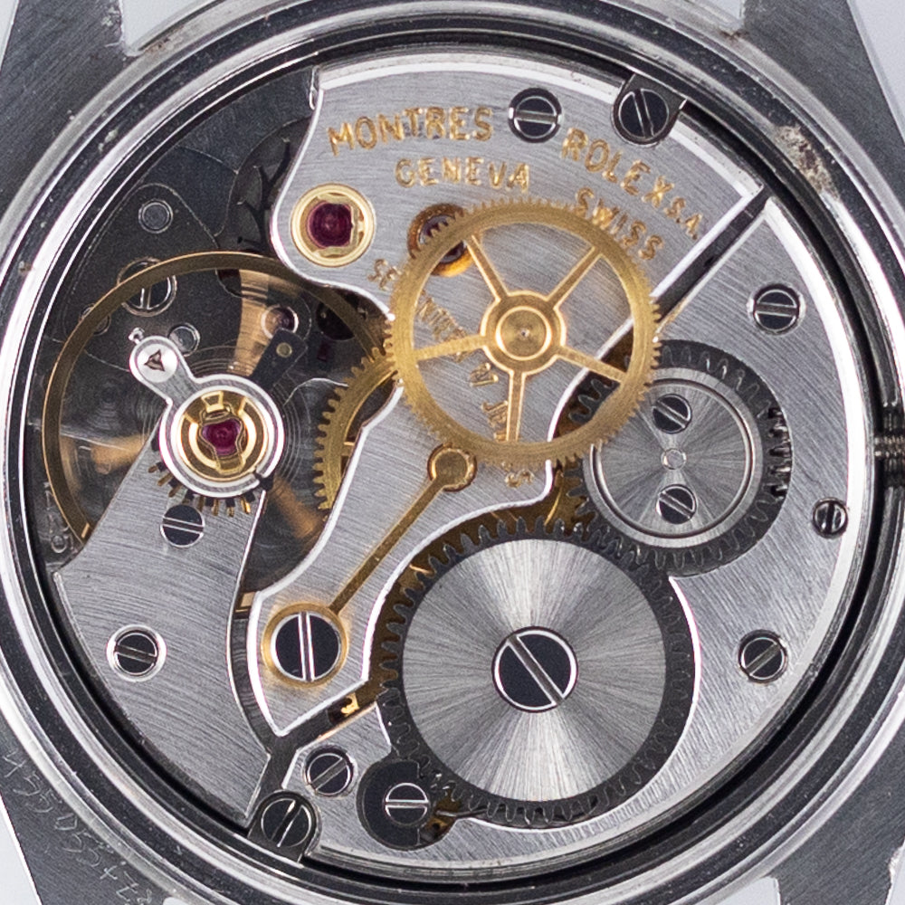 ROLEX OYSTER SPEEDKING Black Gilt Dial Ref.6430