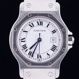 CARTIER LM SANTOS OCTAGON STEEL Automatic REF.2965 NO CRACK