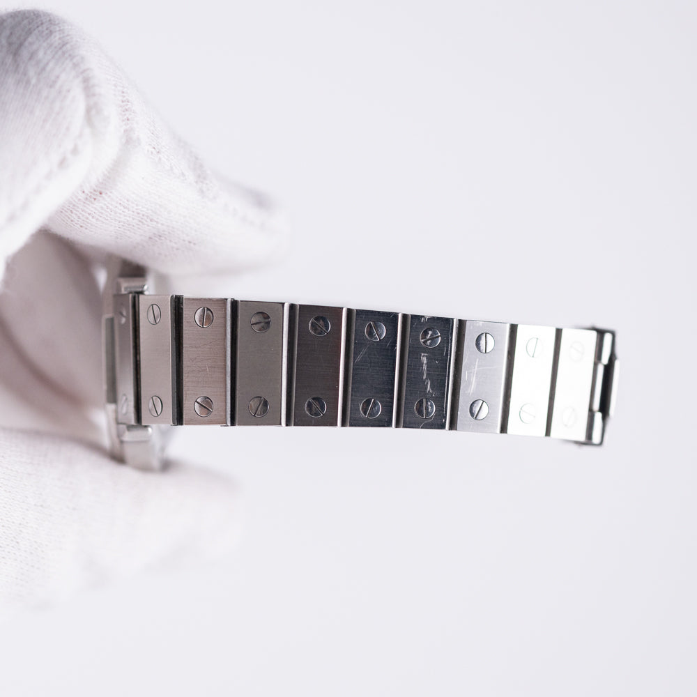 CARTIER LM SANTOS OCTAGON STEEL Automatic REF.2965 NO CRACK
