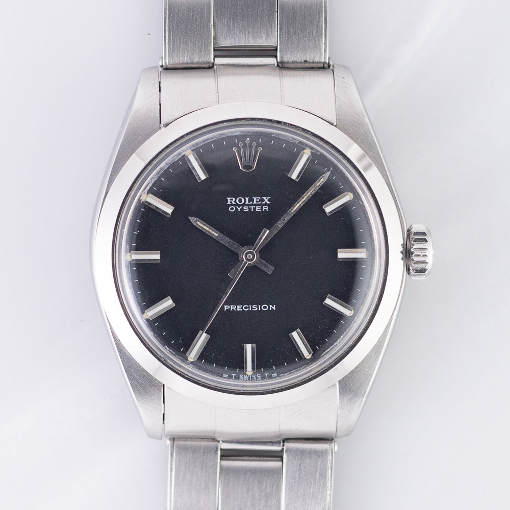 ROLEX OYSTER Ref.6426 Black Matte Dial