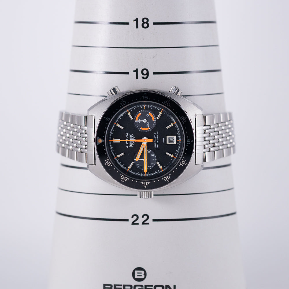 HEUER AUTAVIA Ref.11630 orange boy W.BOX NOS
