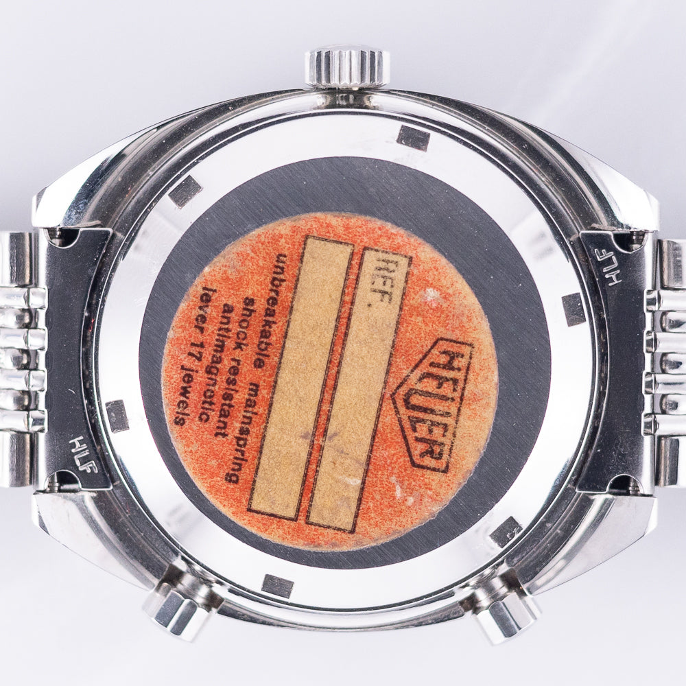 HEUER AUTAVIA Ref.11630 orange boy W.BOX NOS