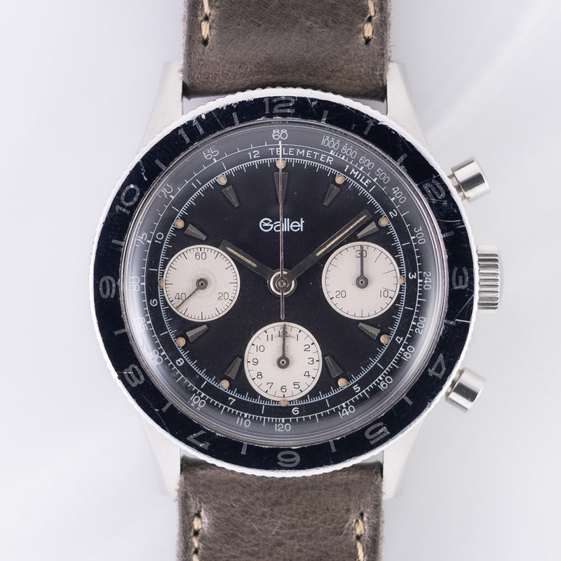 GALLET MultiChron Pilot Valjoux 72