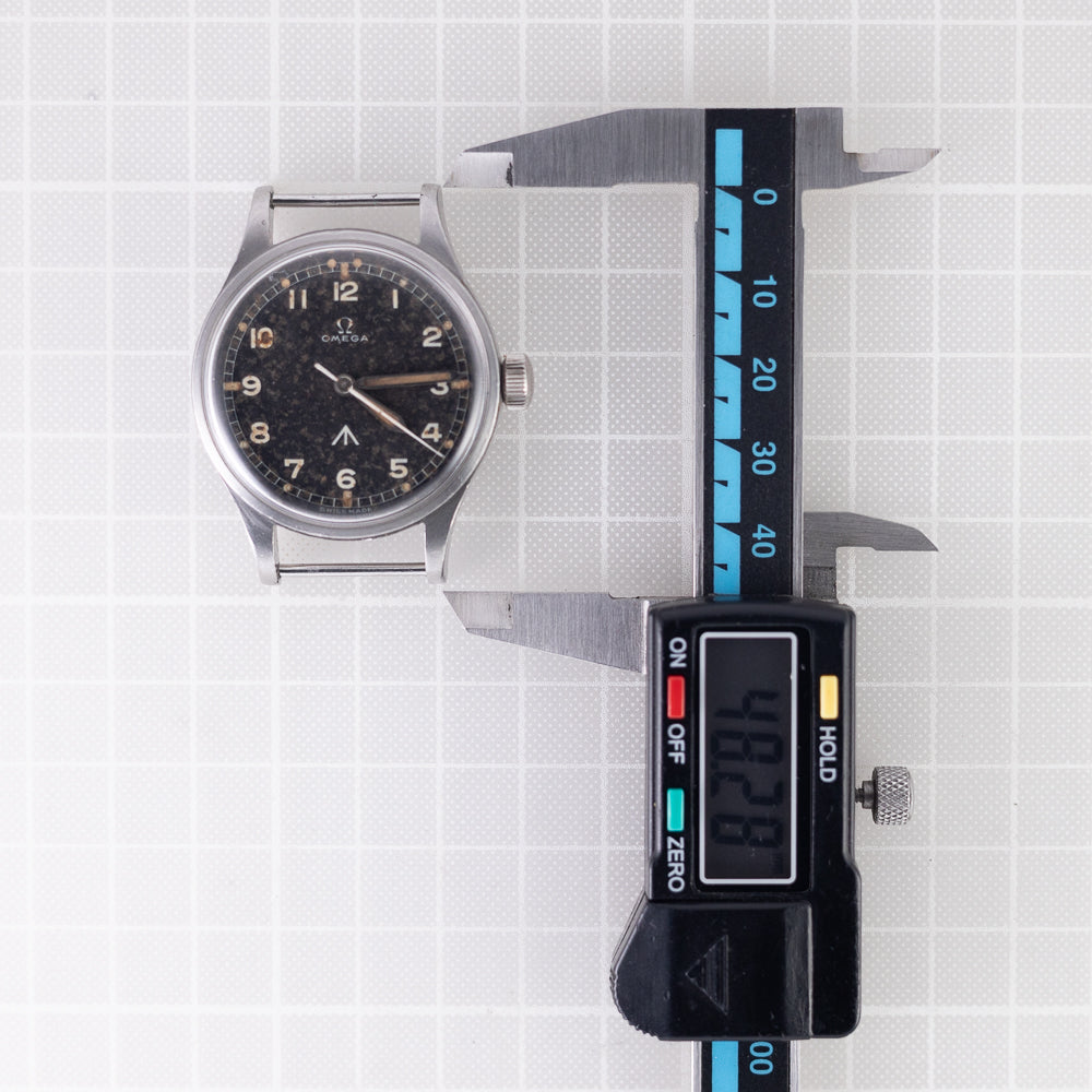 OMEGA RAF British Military  'anti-magnetic' 'Thin Arrow' Ref.CK 2777 w. Extract from the Archives