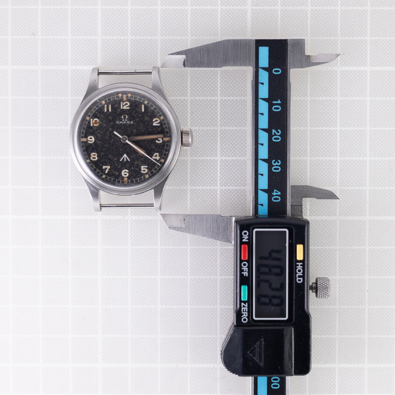 OMEGA RAF British Military  'anti-magnetic' 'Thin Arrow' Ref.CK 2777 w. Extract from the Archives