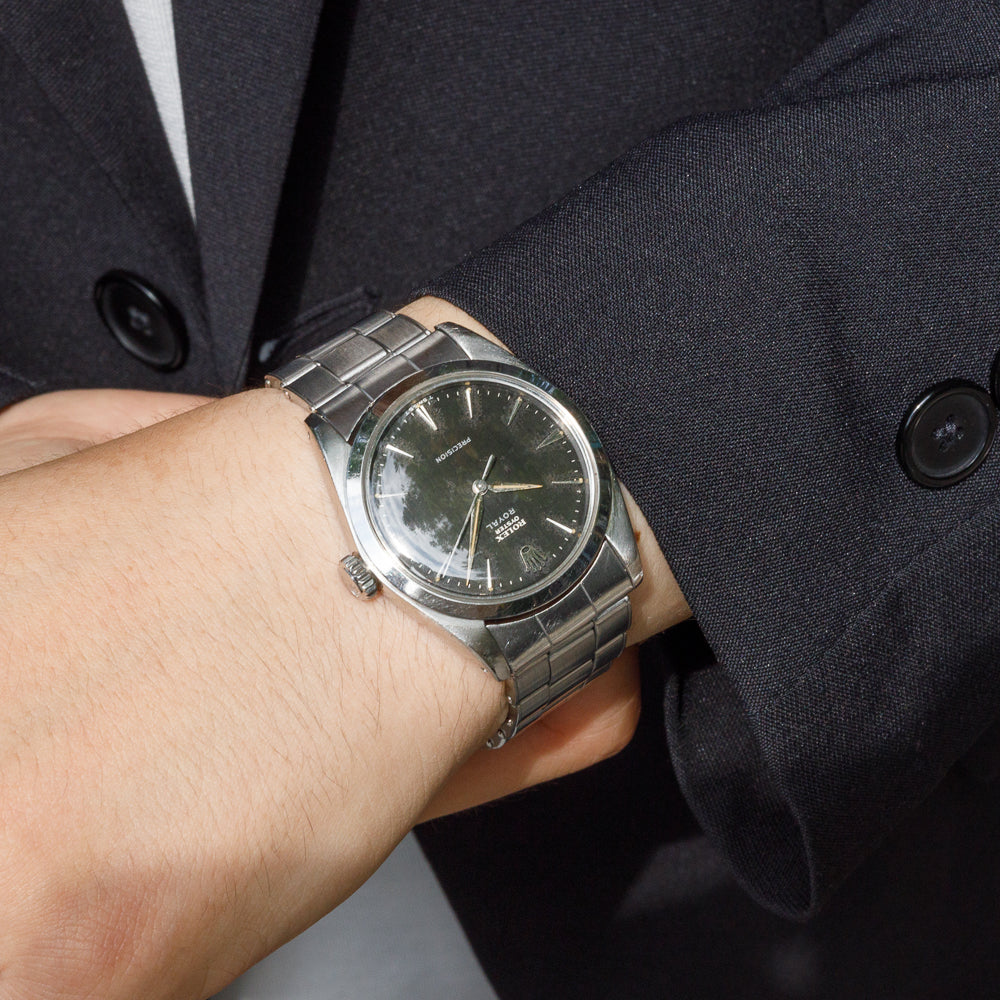 ROLEX OYSTER ROYAL Ref.6426 Black Gilt Dial