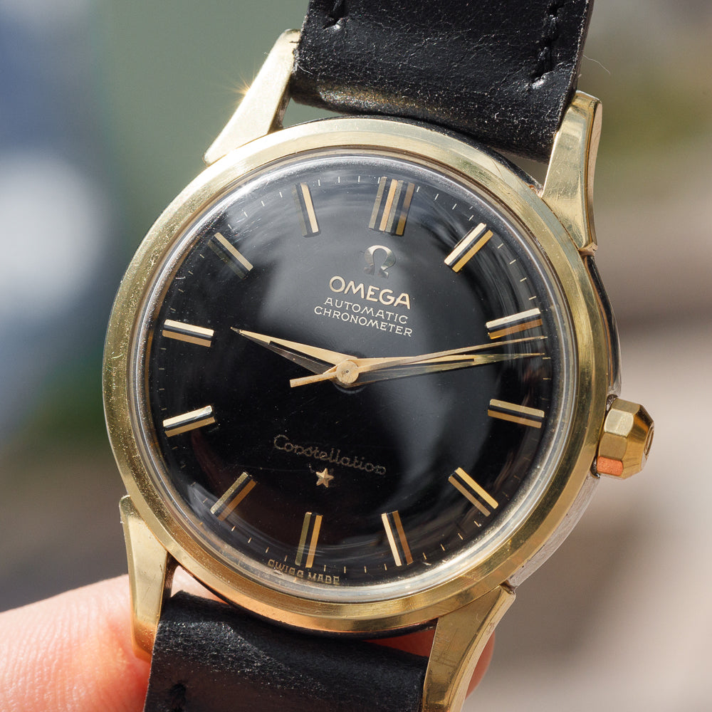 OMEGA Constellation Ref.14381 Glossy Black Gilt Dial