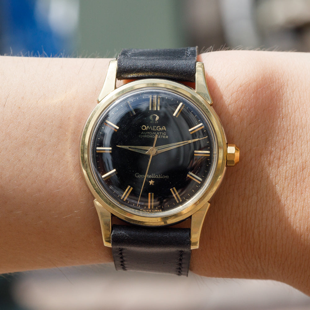 OMEGA Constellation Ref.14381 Glossy Black Gilt Dial