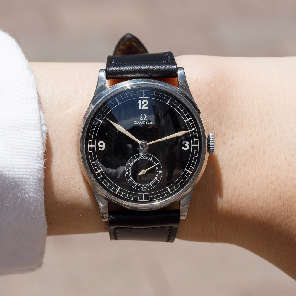 OMEGA Ref.CK859 Oversize 38mm Black Sector Dial Cal.26.5SOB