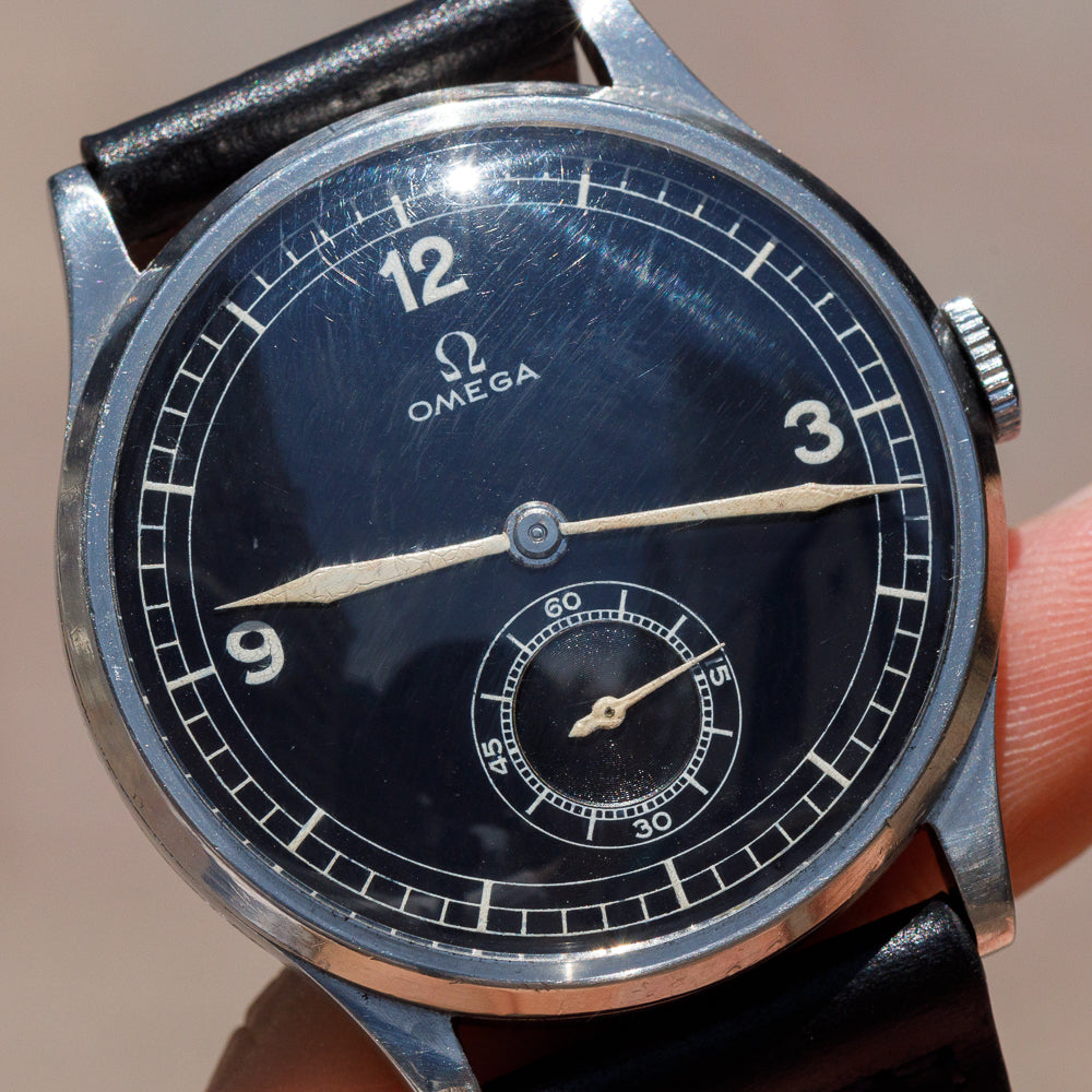 OMEGA Ref.CK859 Oversize 38mm Black Sector Dial Cal.26.5SOB