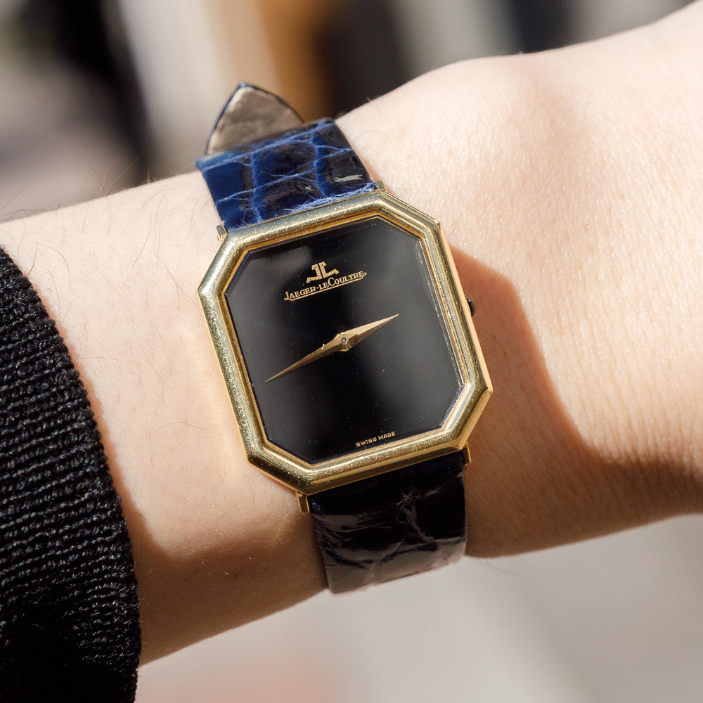 JAEGER LECOULTRE Ref.9101 21 Black Mirror Dial