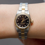 ROLEX OYSTER PERPETUAL Ref.67193G 11 Points Diamond