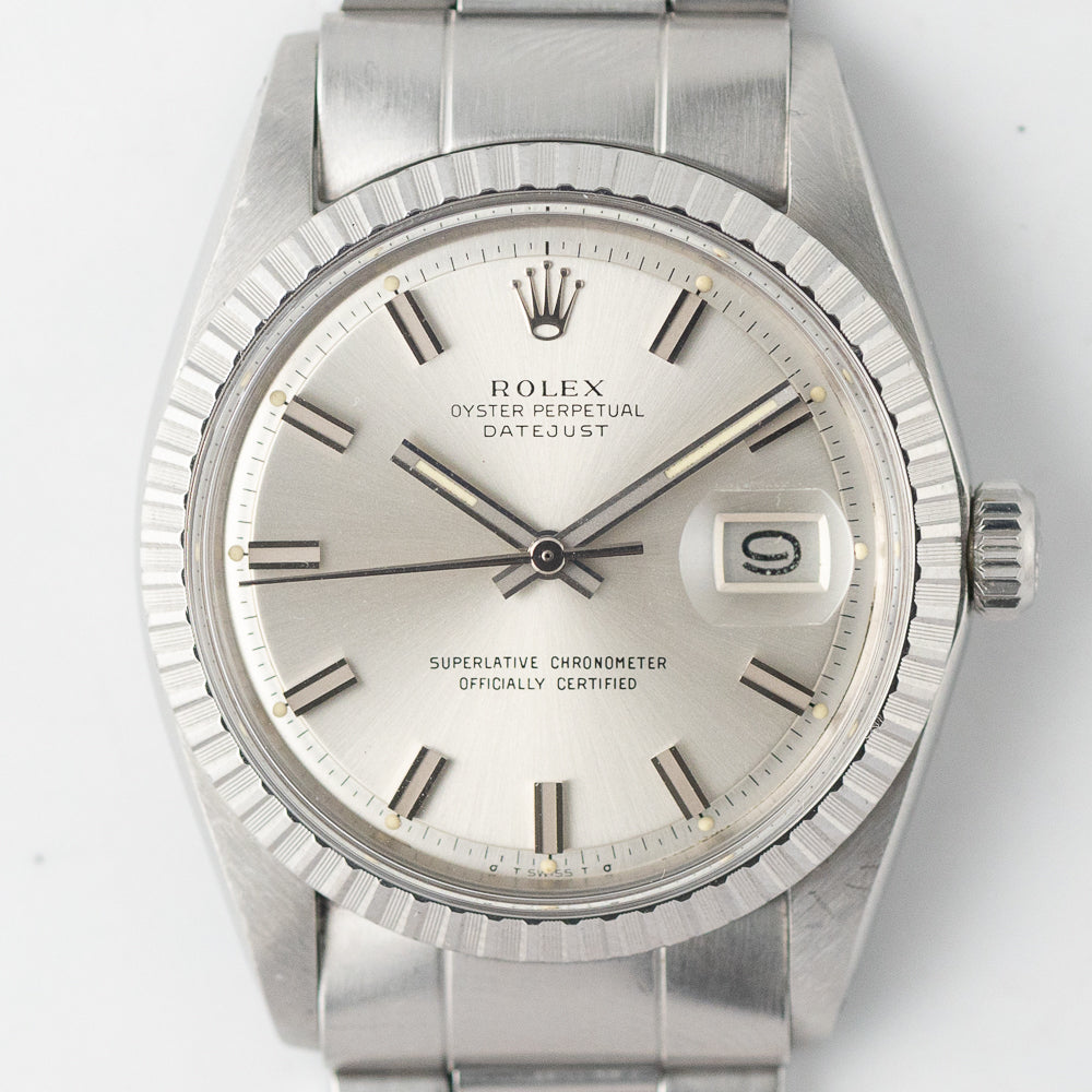 ROLEX DATEJUST REF.1603 Wide Boy – TIMEANAGRAM