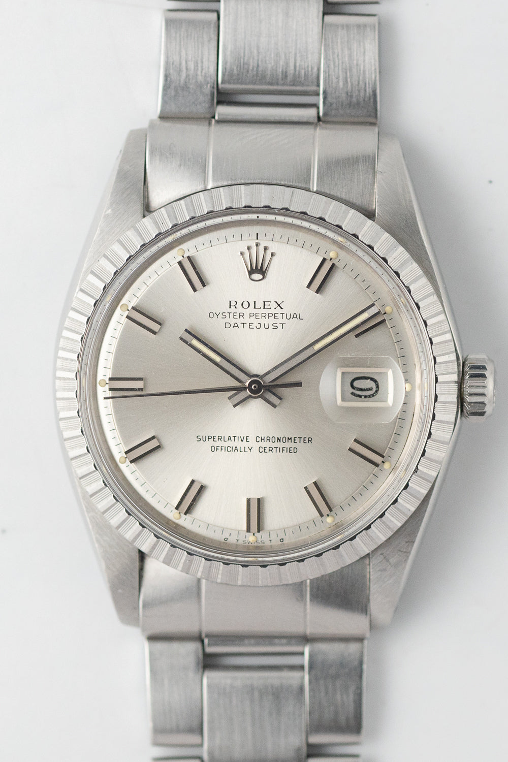 ROLEX DATEJUST REF.1603 Wide Boy – TIMEANAGRAM