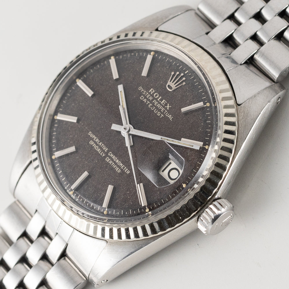 ROLEX DATEJUST Ref.1601 Tropical Black Gilt Dial