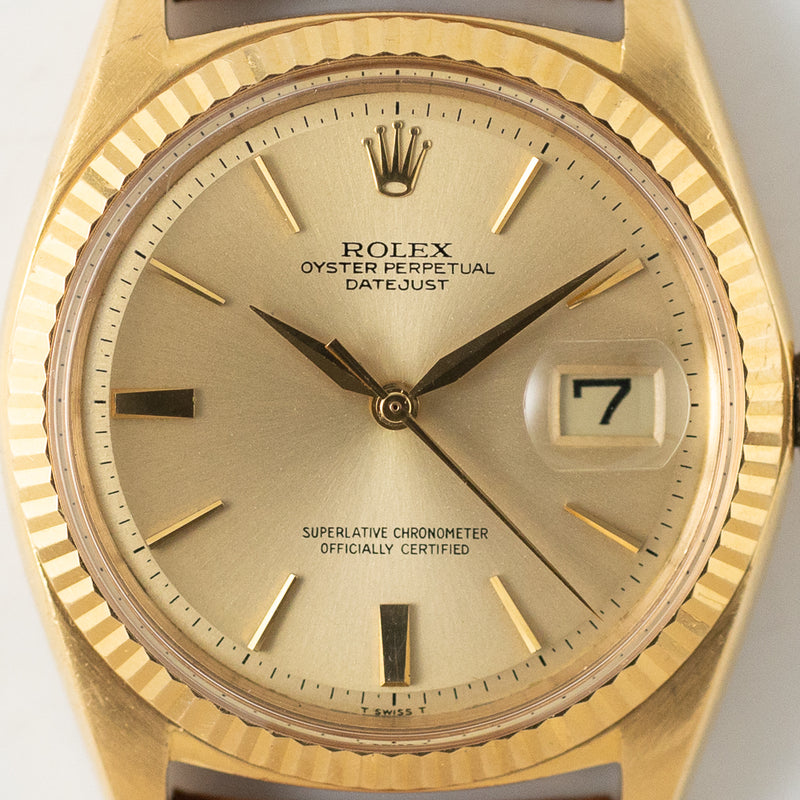 Rolex 1601 18k yellow gold Clearance