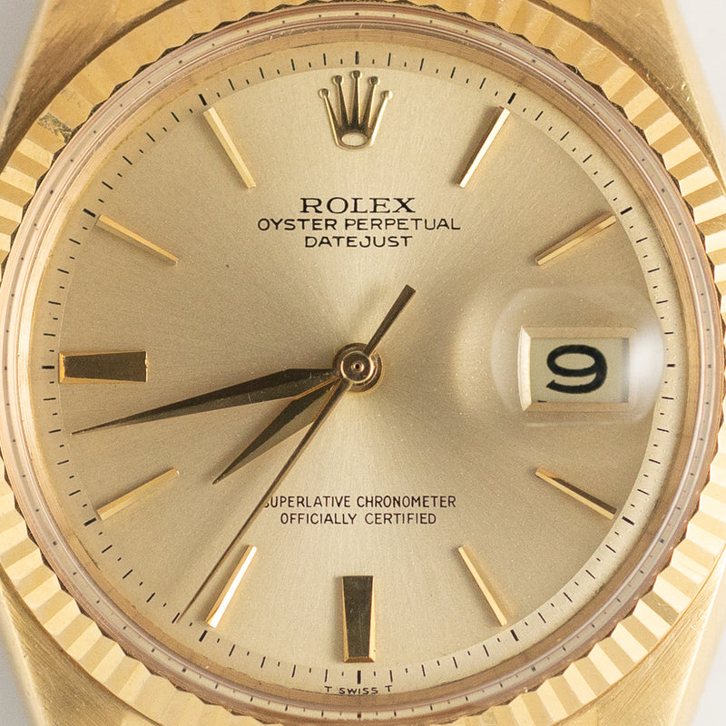 Rolex 1601 18k yellow gold Clearance