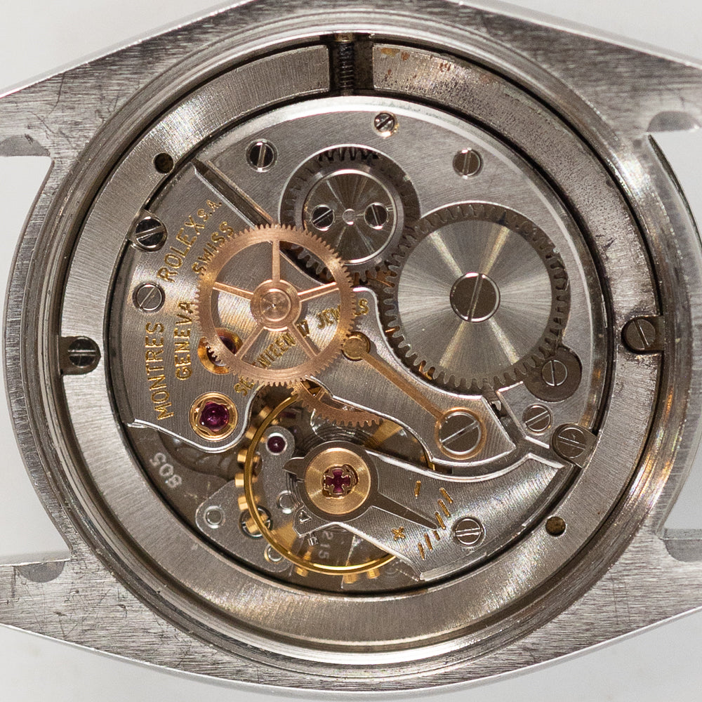 ROLEX OYSTERDATE Re.6694 Black Gilt Dial