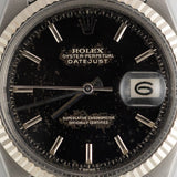 ROLEX DATEJUST Ref.1601 Black Gilt Dial