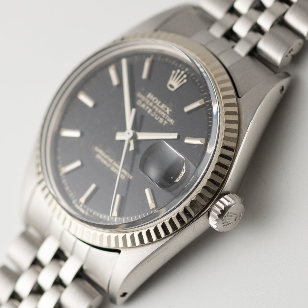 ROLEX DATEJUST Ref.1601 Black Gilt Dial