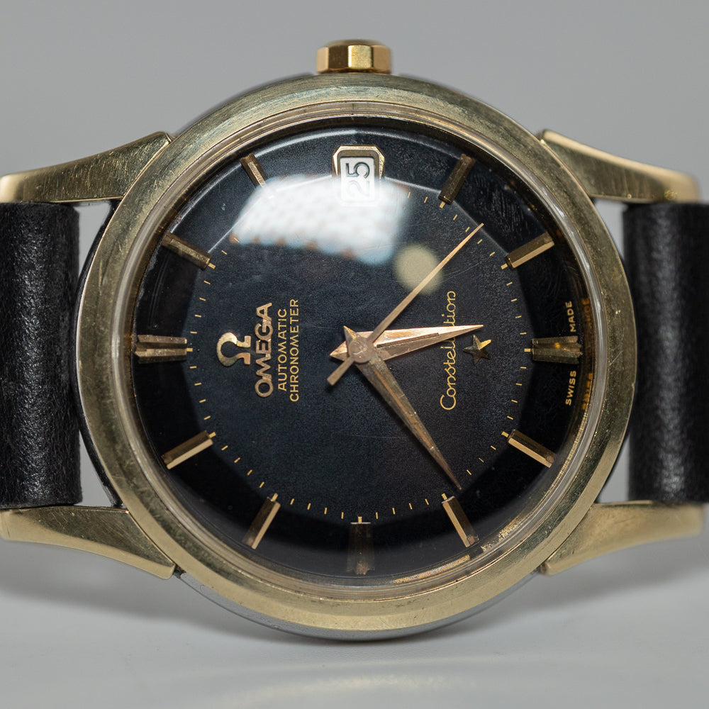 OMEGA Constellation Ref.14393 Glossy BLACK GLIT DIAL – TIMEANAGRAM