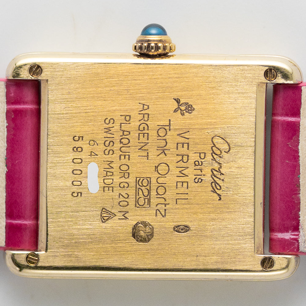 CARTIER LM MUST DE TANK REF.590005