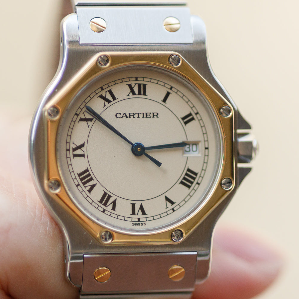 CARTIER LM SANTOS OCTAGON REF.187902
