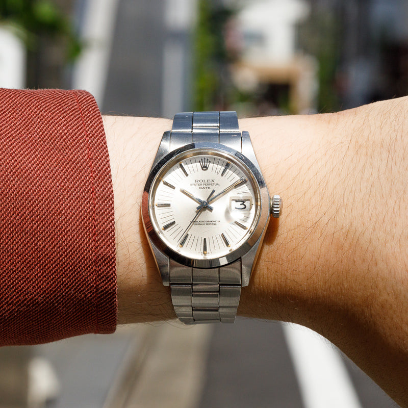 ROLEX OYSTER PERPETUAL DATE Ref.1500 Radial Dial – TIMEANAGRAM