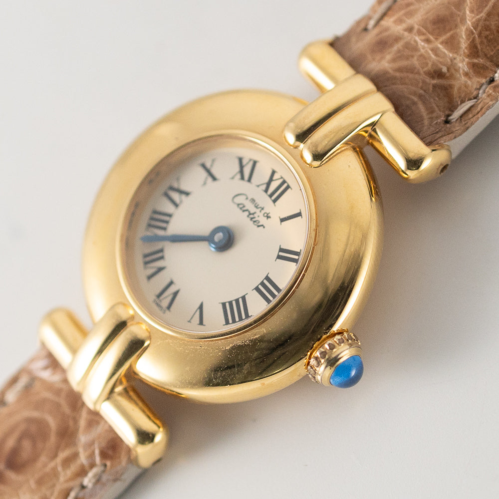 CARTIER SM MUST DE COLISEE REF.590002 with BOX