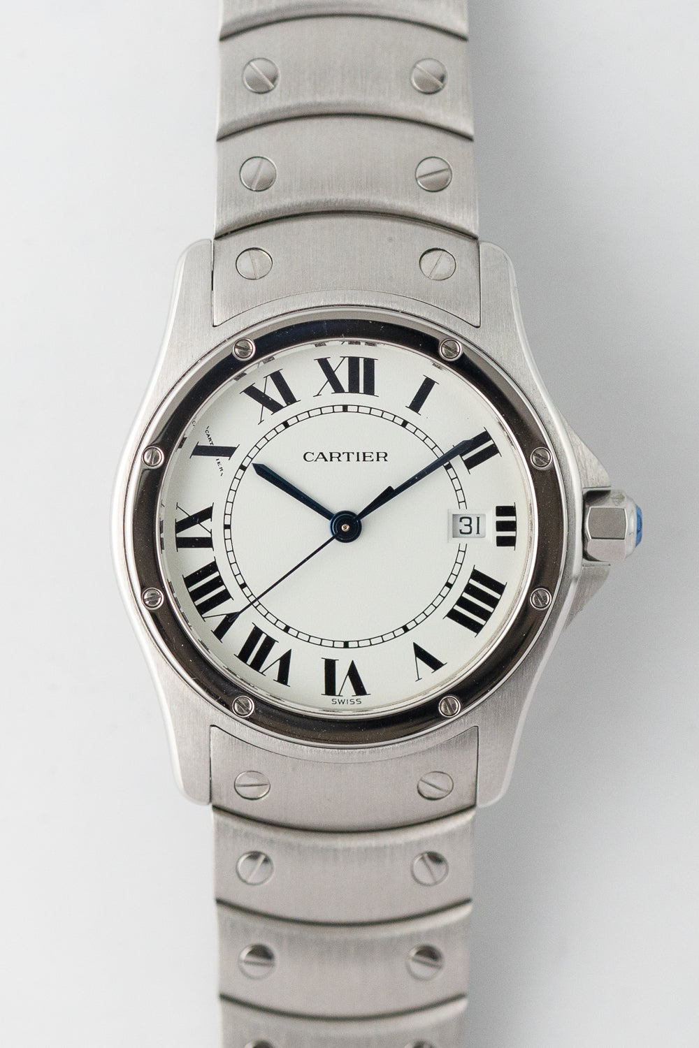 CARTIER MM Santos Ronde Ref.1561 with BOX