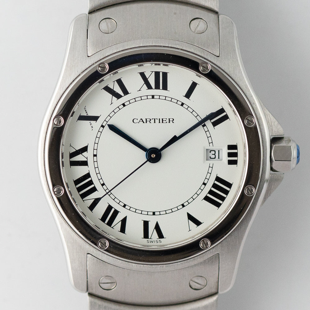 CARTIER MM Santos Ronde Ref.1561 with BOX