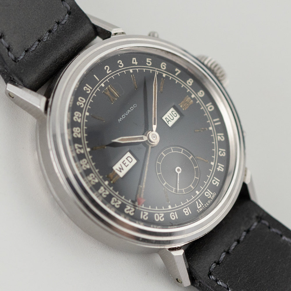 MOVADO Ref.14788 Triple Calendar Step Bezel