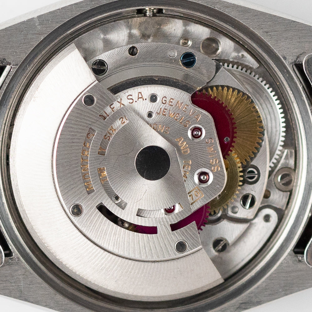 ROLEX OYSTER PERPETUAL DATE Ref.1500 Black Gilt Dial